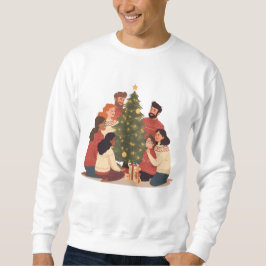 Christmas Family & Friends Cozy Holiday Sweatshirt スウェットシャツ