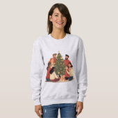Christmas Family & Friends Cozy Holiday Sweatshirt スウェットシャツ (正面フル)