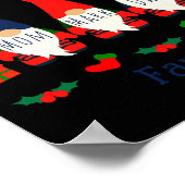 Christmas Family Gnomes Cute And Funny T Shirt ポスター (角)