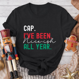 Christmas Family Matching Funny Naughty List Gen Z Tシャツ