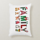 Christmas Family Matching Shirts | holiday family  アクセントクッション (正面(垂直))