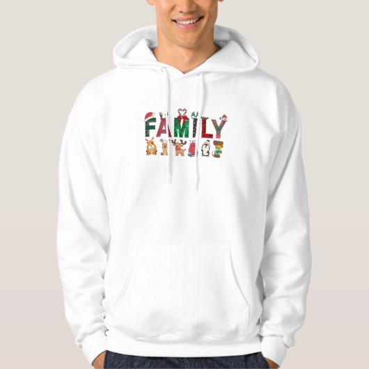 Christmas Family Matching Shirts| holidayfamily  パーカ (正面)