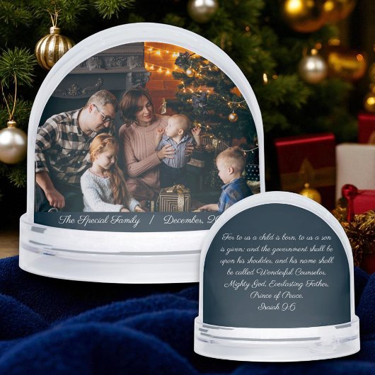Christmas Family Photo, Bible Verse Christian