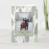 Christmas Family Photo Greeting Card カード (正面)