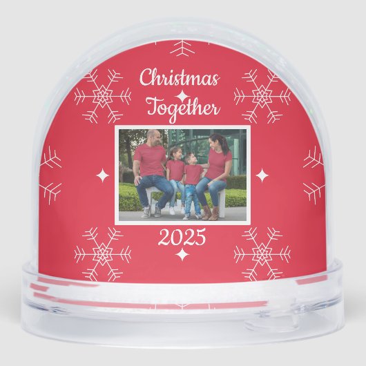 Christmas Family Photo Snow Globe (裏面)