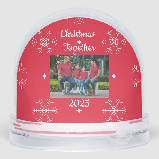 Christmas Family Photo Snow Globe (裏面)