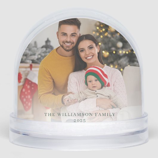 Christmas Family Photos Custom Holidays Keepsake (正面)