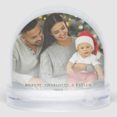 Christmas Family Photos Custom Holidays Keepsake (裏面)