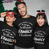 Christmas Family Reunion with Name スウェットシャツ