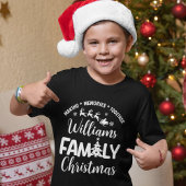 Christmas Family Reunion with Name Tシャツ