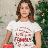 Christmas Family Reunion with Name Tシャツ