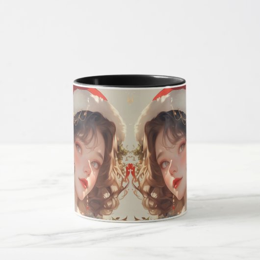 Christmas Fantasy : Holiday Romance Two-Tone Mug マグカップ (中央)
