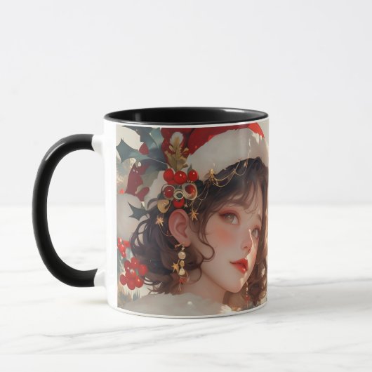 Christmas Fantasy : Holiday Romance Two-Tone Mug マグカップ (左)
