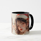 Christmas Fantasy : Holiday Romance Two-Tone Mug マグカップ (正面右)
