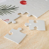 Christmas Farm Animal Cute Goat  ジグソーパズル (側面)