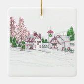 Christmas Farm Ornament セラミックオーナメント (裏面)