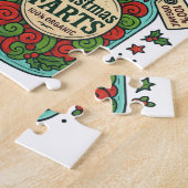 Christmas Fart Jars 100% Organic Holiday Fun ジグソーパズル (側面)