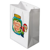 Christmas Farts Gift Bag Festive Jar of Holiday  ミディアムペーパーバッグ (裏面アングル)