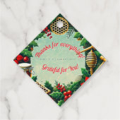 Christmas Favor Tag | Editable Text フェイバータグ (裏面)