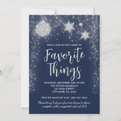 Christmas Favorite Things Gift Exchange Party 招待状 (正面)