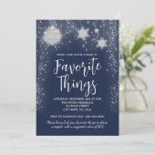 Christmas Favorite Things Gift Exchange Party 招待状 (スタンド正面)