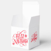 Christmas Feliz Navidad Favor Gift Box フェイバーボックス (オープン)