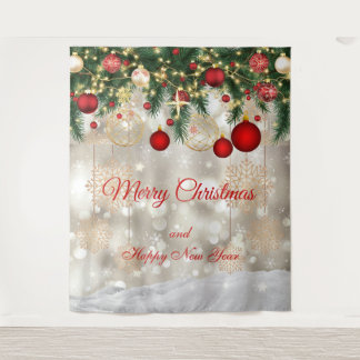 Christmas Festive Backdrop  タペストリー