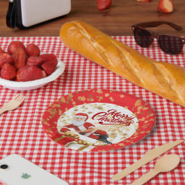 🎅Christmas Festive Holiday Decoration Ornament ペーパープレート