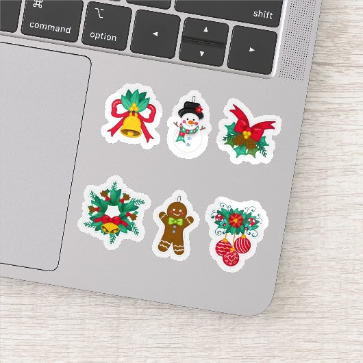 Christmas festive sticker collection シール (詳細)