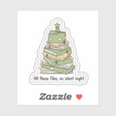 Christmas Files Tree Sticker シール (シート)