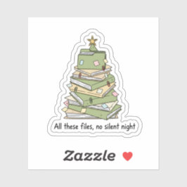 Christmas Files Tree Sticker シール