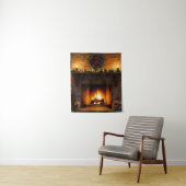 Christmas Fireplace タペストリー (インサイチュ)