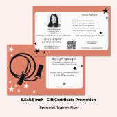 Christmas Fitness Gift Certificate Promotion チラシ