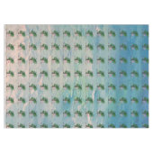 Christmas flamigos tropical Holiday table テーブルクロス (正面(横))