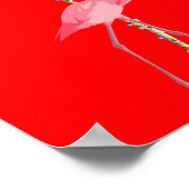 Christmas Flamingo ポスター (角)