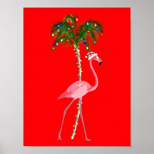 Christmas Flamingo ポスター (正面)