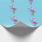 Christmas Flamingo ラッピングペーパー (角)