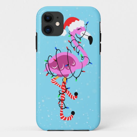 Christmas Flamingo Case-Mate iPhoneケース (裏面)
