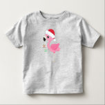 Christmas Flamingo, Santa Hat,クリスマスオーナメント トドラーTシャツ<br><div class="desc">かわいいおもしろいとサンタ帽子とクリスマスオーナメントとフラミンゴの愛らしいデザイン。トレンディーモダンギフト、クリスマスや新年のお祝いに最適。</div>