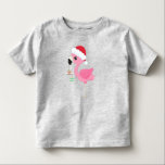 Christmas Flamingo, Santa Hat,クリスマスオーナメント トドラーTシャツ<br><div class="desc">かわいいおもしろいとサンタ帽子とクリスマスオーナメントとフラミンゴの愛らしいデザイン。トレンディーモダンギフト、クリスマスや新年のお祝いに最適。</div>
