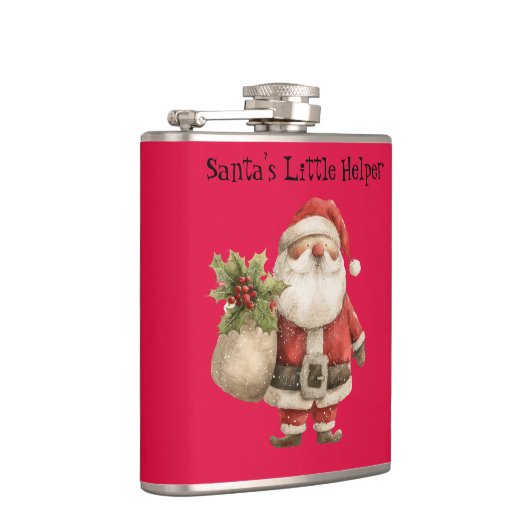 Christmas Flask - Santa's Little Helper  フラスク (右)