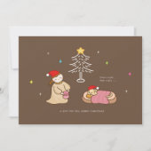 Christmas Flat Holiday Card シーズンカード (正面)