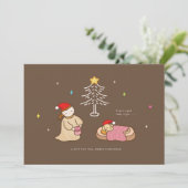 Christmas Flat Holiday Card シーズンカード (スタンド正面)