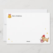 Christmas Flat Holiday Card シーズンカード (裏面)