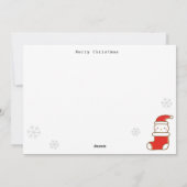 Christmas Flat Holiday Card シーズンカード (裏面)