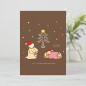 Christmas Flat Holiday Card シーズンカード (スタンド正面)