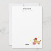 Christmas Flat Holiday Card シーズンカード (裏面)