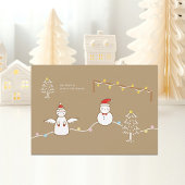 Christmas Flat Holiday Card シーズンカード