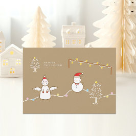 Christmas Flat Holiday Card シーズンカード