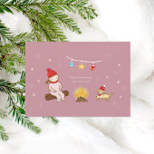 Christmas Flat Holiday Card シーズンカード